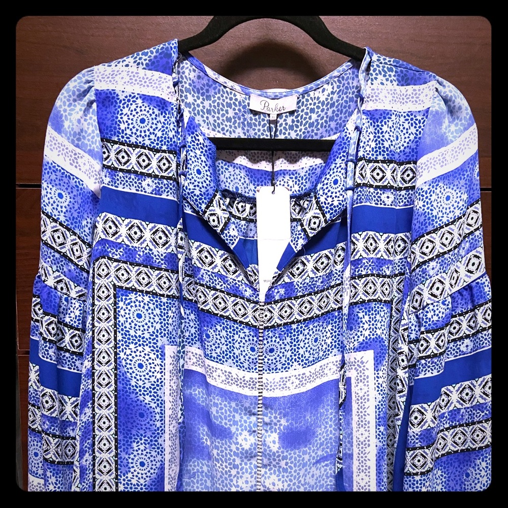 Parker Persimmon Blouse NWT XS Boho